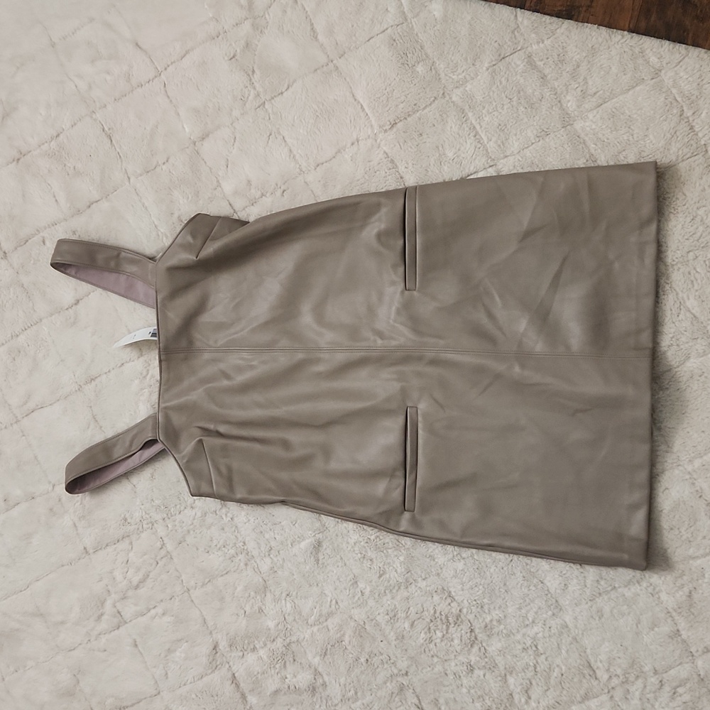 NWT ABERCROMBIE & FITCH FAUX LEATHER DRESS